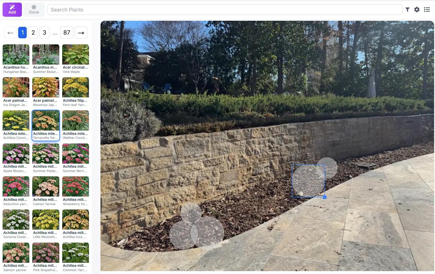 Design Studio interface